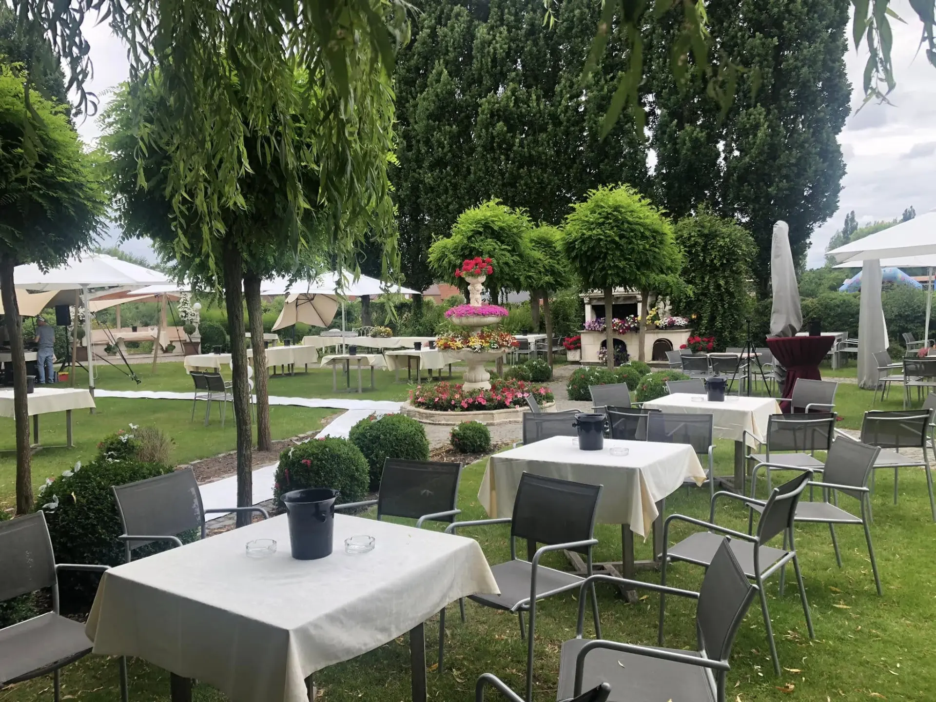 De tuin van De Koetse in de Vlaamse Ardennen